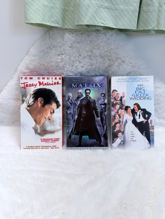 Other - VHS Jerry Meguire, The Matrix, and My Big Fat Greek Wedding Bundle 📼